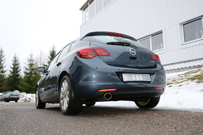 FOX Opel Astra J Limousine Endschalldämpfer quer Ausgang links - 140x90 Typ 32