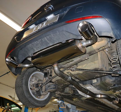 FOX Opel Astra K Schrägheck Endschalldämpfer quer Ausgang rechts/links - 1x100 Typ 25 rechts/links