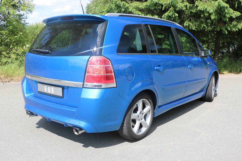 FOX Opel Zafira B OPC Endschalldämpfer Ausgang rechts/links - 1x90 Typ 25 rechts/links
