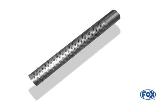 FOX Perforiertes Rohr Variante 1 - Ø63,5mm - Länge: 460mm Mit ausgestanzten Löchern Ø3mm - Material: 1:4512
