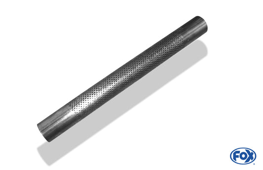 FOX Perforiertes Rohr Variante 1 - Ø50mm - Länge: 600mm Mit ausgestanzten Löchern Ø3mm - 2/3 sind perforiert - Material: 1:4512