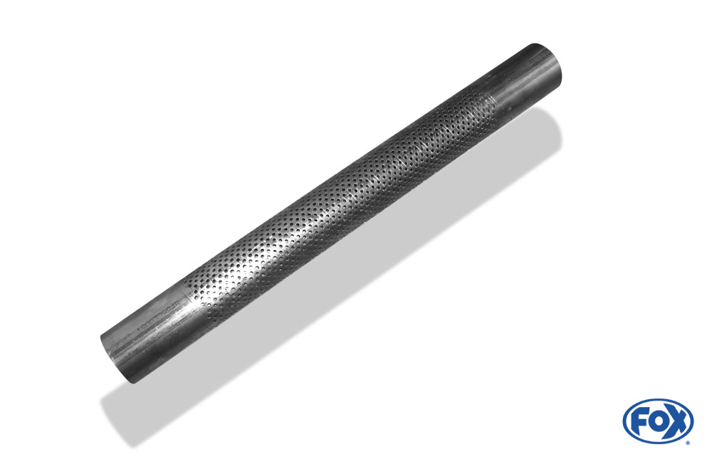FOX Perforiertes Rohr Variante 1 - Ø70mm - Länge: 640mm Mit ausgestanzten Löchern Ø3mm - Material: 1:4512