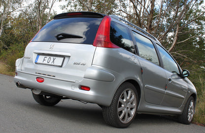 FOX Peugeot 206 SW Endschalldämpfer - 106x71 Typ 32