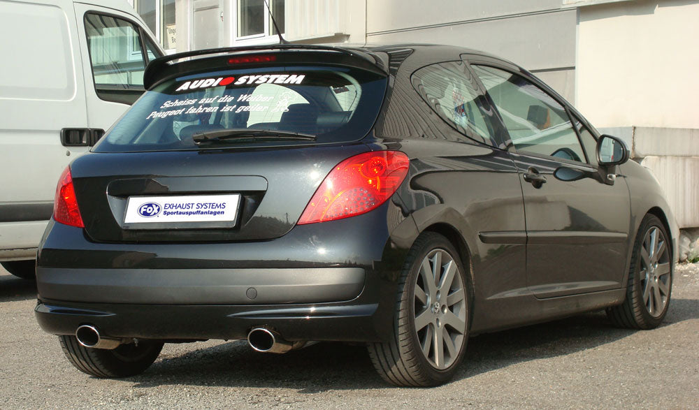 FOX Peugeot 207/ 207 SW/ 208 Endschalldämpfer Ausgang rechts/links - 115x85 Typ 32 rechts/links