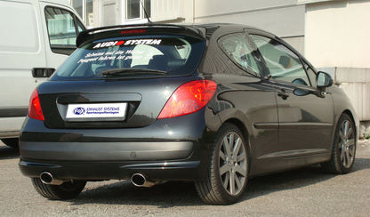 FOX Peugeot 207/ 207 SW/ 208 Endschalldämpfer Ausgang rechts/links - 115x85 Typ 32 rechts/links