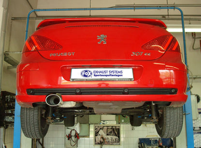 FOX Peugeot 307cc Endschalldämpfer - 129x106 Typ 32