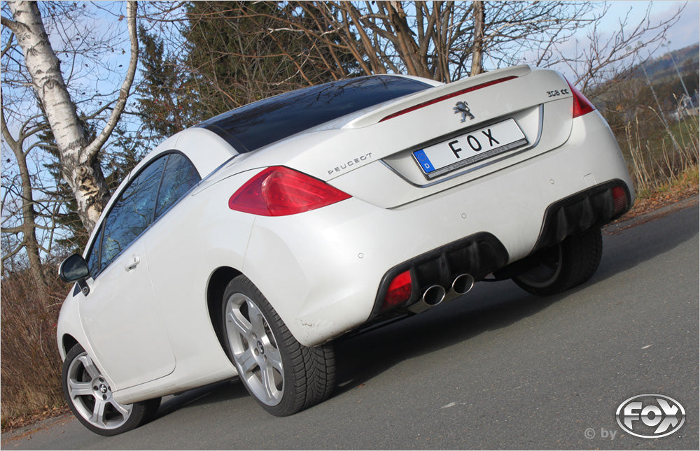 FOX Peugeot 308cc Endschalldämpfer - 2x106x71 Typ 32