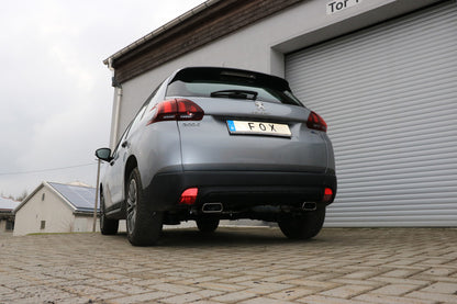 FOX Peugeot 2008 Endschalldämpfer Ausgang rechts/links - 145x65 Typ 59 rechts/links