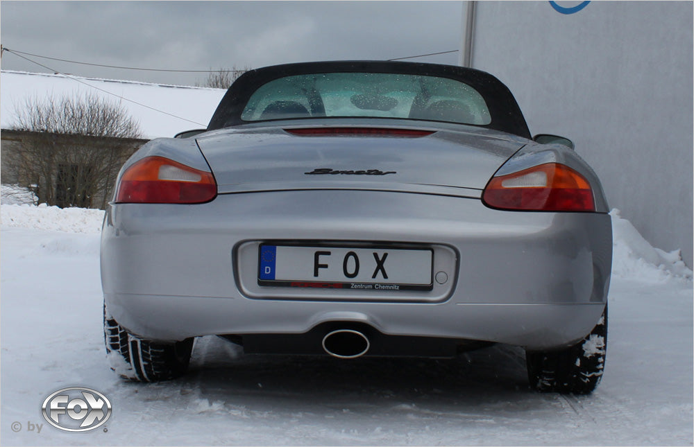 FOX Porsche Boxster Typ 986 Endschalldämpfer - 140x90 Typ 32 mittig