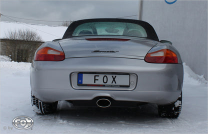 FOX Porsche Boxster Typ 986 Endschalldämpfer - 140x90 Typ 32 mittig