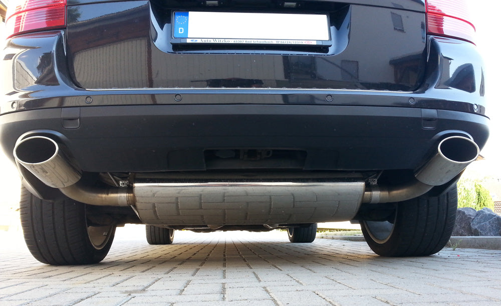 FOX Porsche Cayenne Endschalldämpfer rechts/links inkl. Y-Adapter - 140x90 Typ 32 rechts/links