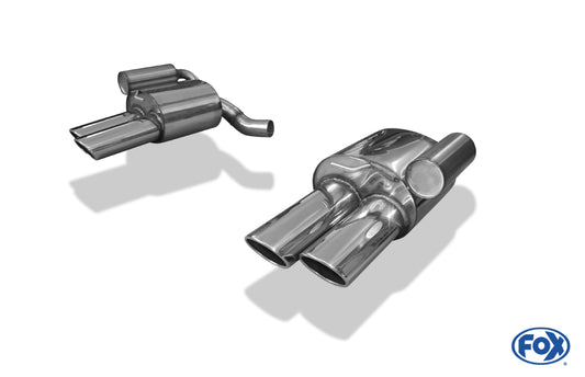 FOX Porsche Panamera 3,6l Endschalldämpfer rechts/links - 2x115x85 Typ 44 rechts/links