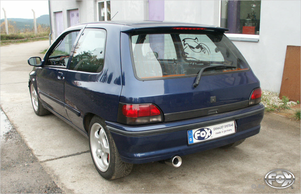 FOX Renault Clio I B/C 57 Endschallldämpfer - 1x80 Typ 13