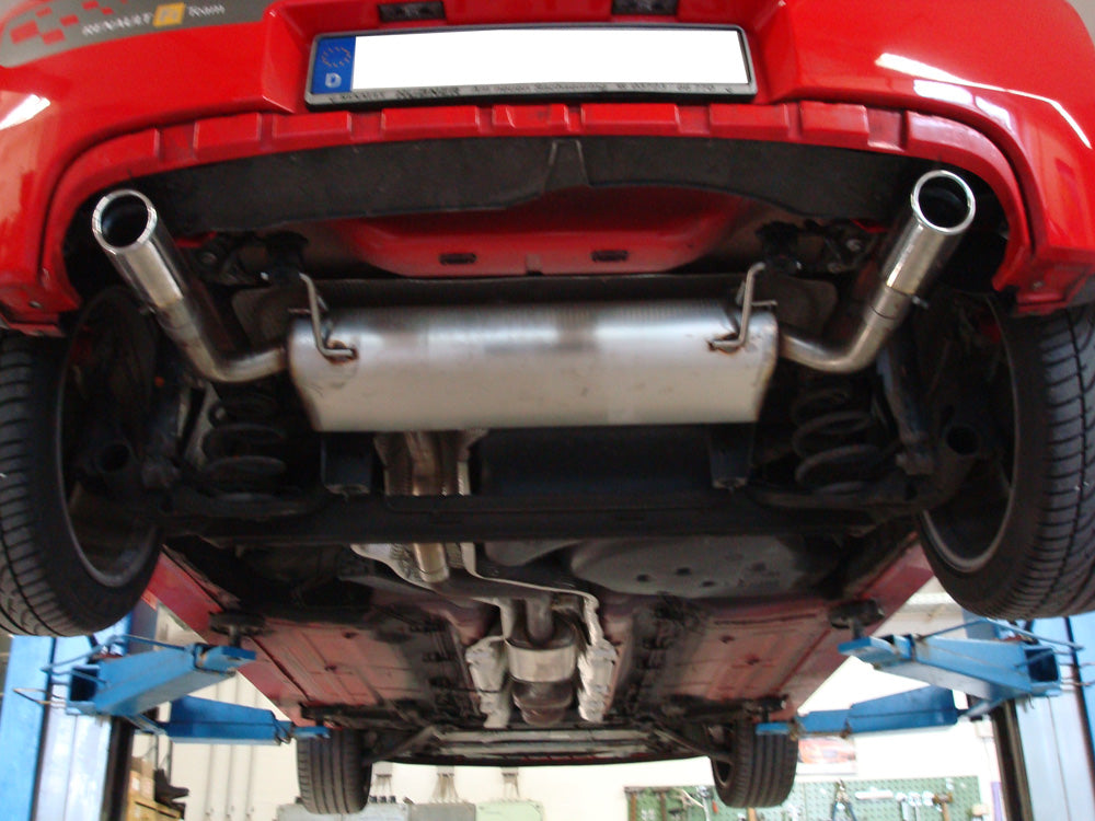 FOX Renault Clio III B Sport Endschalldämpfer quer Ausgang rechts/links - 1x90 Typ 17 rechts/links