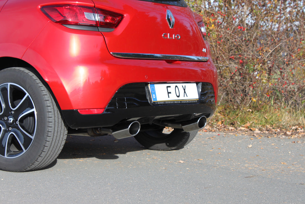 FOX Renault Clio IV Endschalldämpfer Ausgang rechts/links - 115x85 Typ 32 rechts/links