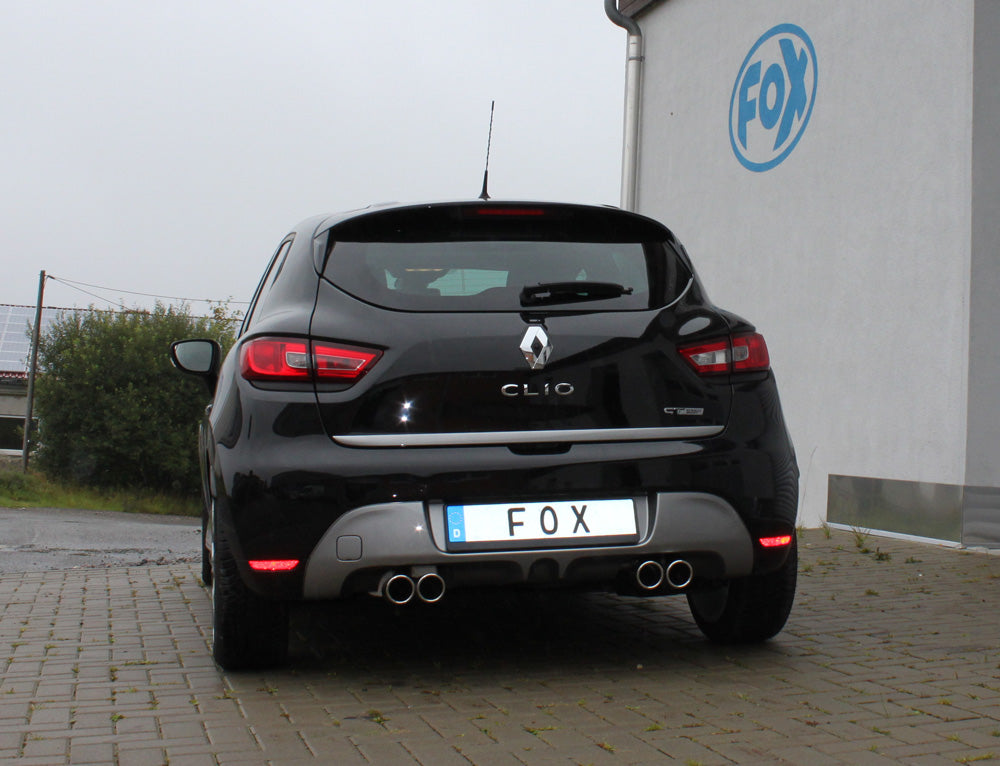 FOX Renault Clio IV GT Endschalldämpfer Ausgang rechts/links - 2x76 Typ 16 rechts/links