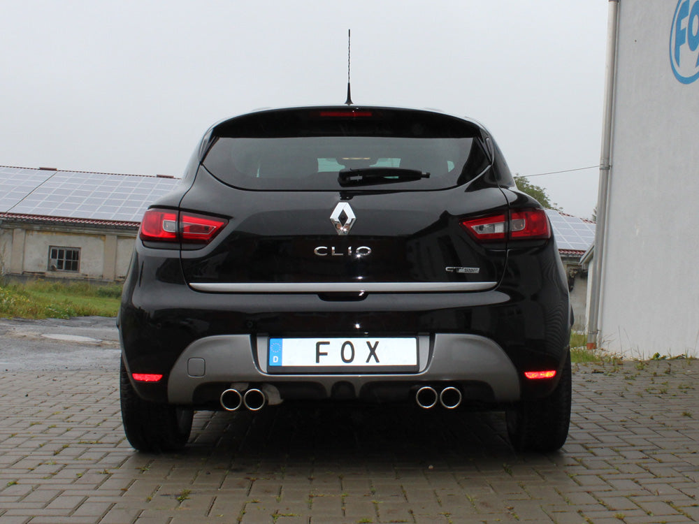 FOX Renault Clio IV GT Endschalldämpfer Ausgang rechts/links - 2x76 Typ 16 rechts/links