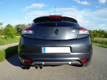 FOX Renault Megane III Schrägheck/ Coupe Endschalldämpfer - 2x80 Typ 12