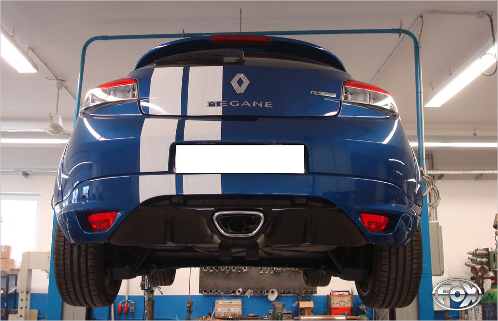 FOX Renault Megane III Coupe Endschalldämpfer - 1x70 Typ 10 nicht sichtbar