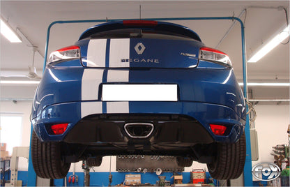 FOX Renault Megane III Coupe Endschalldämpfer - 1x70 Typ 10 nicht sichtbar