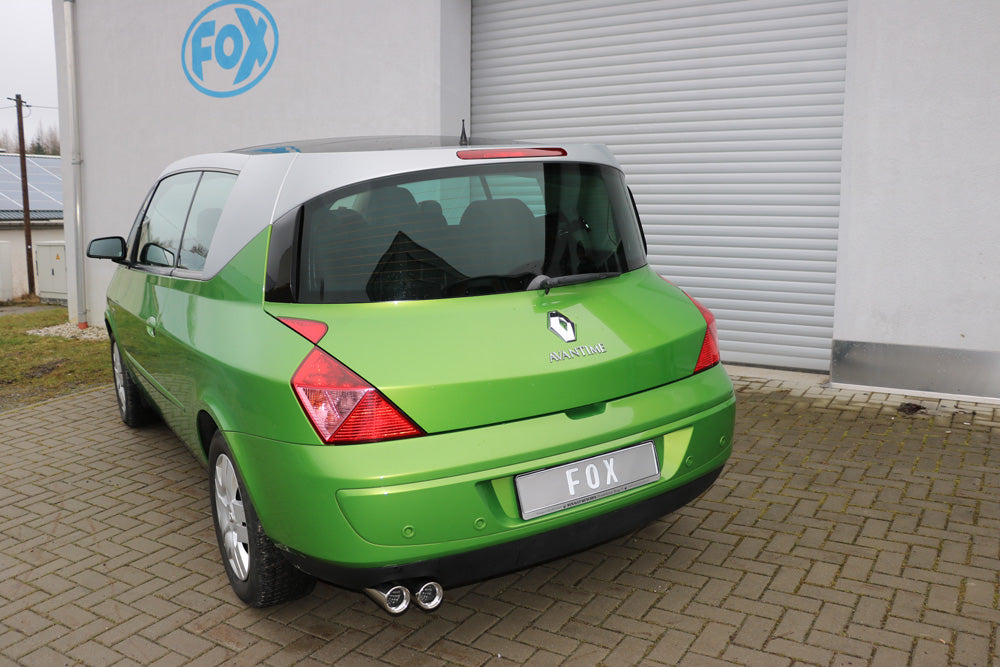 FOX Renault Avantime Endschalldämpfer - 2x80 Typ 13