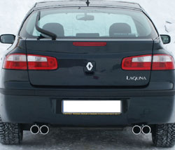 FOX Renault Laguna II B74 - Limousine Endschalldämpfer Ausgang rechts/links  - 2x80 Typ 13 rechts/links