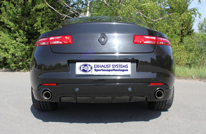 FOX Renault Laguna III Coupe Endrohrpaar passend auf original Endschalldämpfer - 1x90 Typ 25 rechts/links