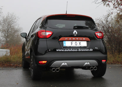 FOX Renault Captur Endschalldämpfer Ausgang rechts/links - 2x76 Typ 16 rechts/links