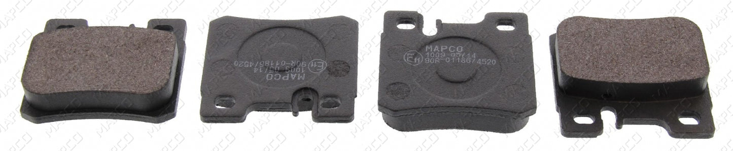 MAPCO Bremsbelagsatz, Scheibenbremse Hinterachse  6706