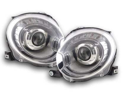 Scheinwerfer im Xenon-Look Fiat 500 (Typ 312)  ab 2010 chrom