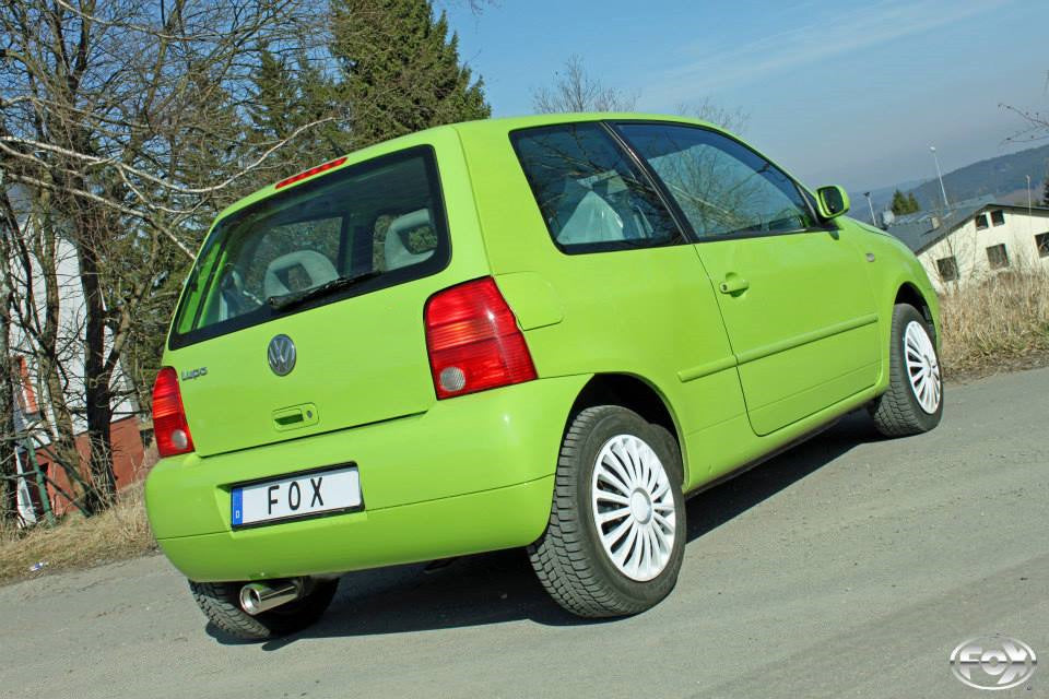 FOX Seat Arosa 6H/ VW Lupo 6X Endschalldämpfer - 1x90 Typ 13