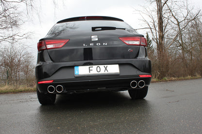 FOX Seat Leon 5F ST - Einzelradaufhängung Endschalldämpfer rechts/links - 2x90 Typ 16 rechts/links