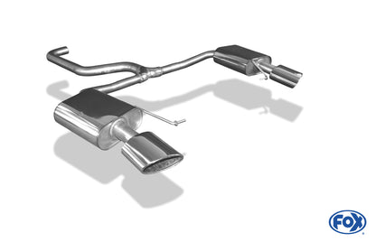 FOX Seat Leon 5F ST - Cupra 265/280/290 Endschalldämpfer rechts/links - 160x90 Typ 38 rechts/links