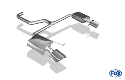 FOX Seat Leon 5F ST - Cupra 265/280/290 Endschalldämpfer rechts/links - 160x90 Typ 38 rechts/links