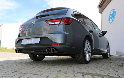 FOX Seat Leon 5F ST - Starre Hinterachse Endschalldämpfer rechts/links - 2x90 Typ 25 rechts/links
