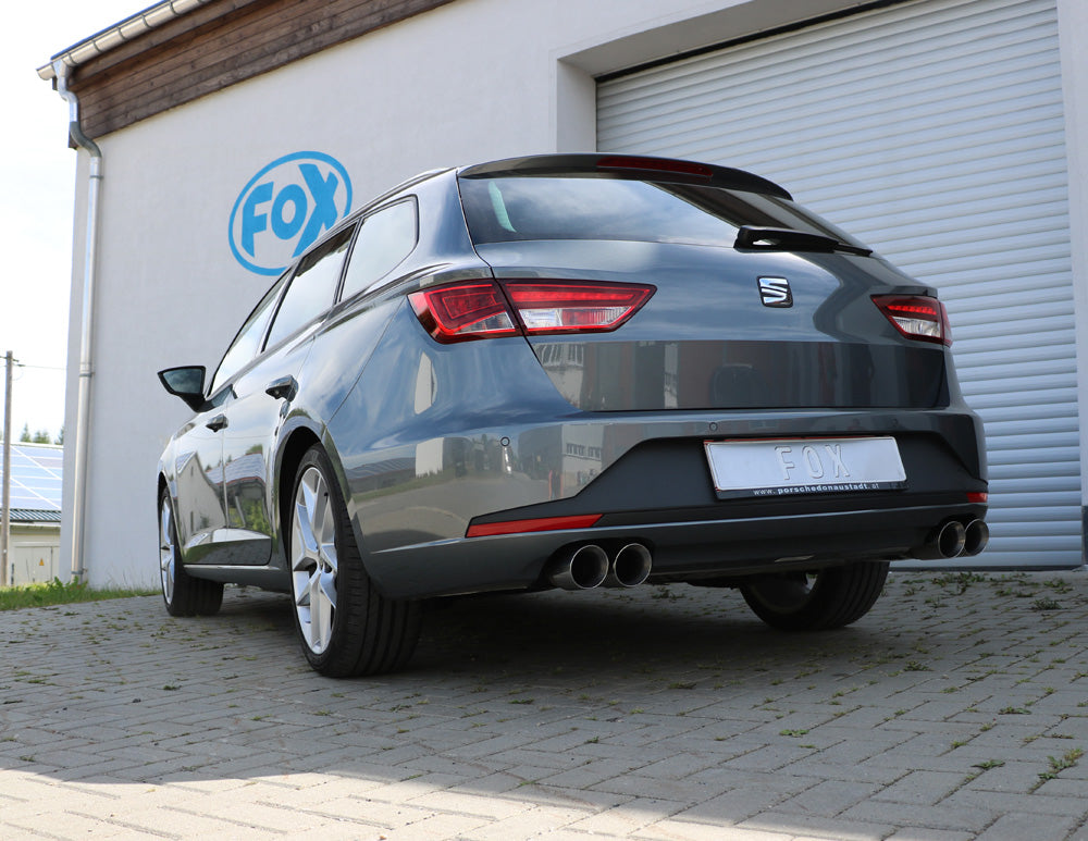 FOX Seat Leon 5F ST - Starre Hinterachse Endschalldämpfer rechts/links - 2x90 Typ 25 rechts/links
