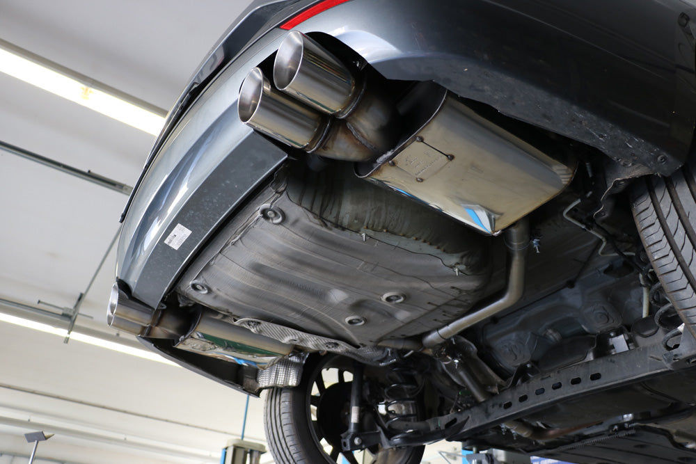 FOX Seat Leon 5F ST - Starre Hinterachse Endschalldämpfer rechts/links - 2x90 Typ 25 rechts/links