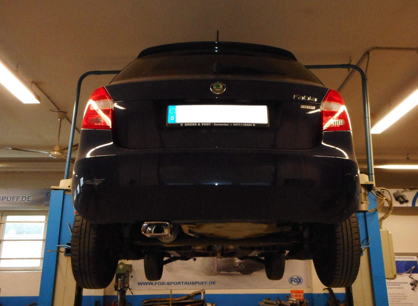 FOX Skoda Fabia 5J + NJ - 1,2l 12V Endschalldämpfer - 145x65 Typ 59