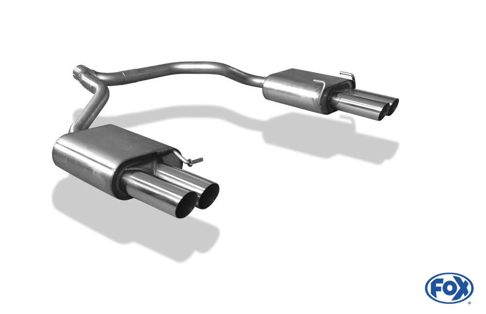 FOX Skoda Octavia Typ 1Z Endschalldämpfer rechts/links - 2x76 Typ 10 rechts/links