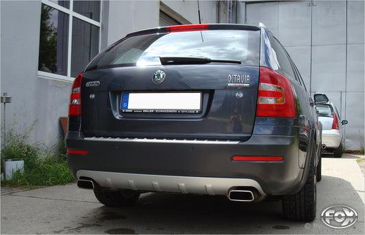 FOX Skoda Octavia Typ 1Z 4x4 + Scout Endschalldämpfer rechts/links - 145x65 Typ 59 rechts/links