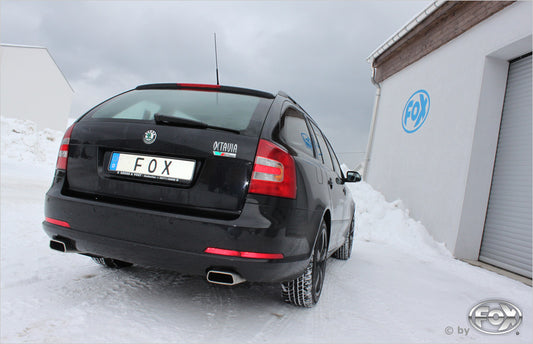 FOX Skoda Octavia Typ 1Z inkl. Facelift Endschalldämpfer rechts/links - 145x65 Typ 59 rechts/links