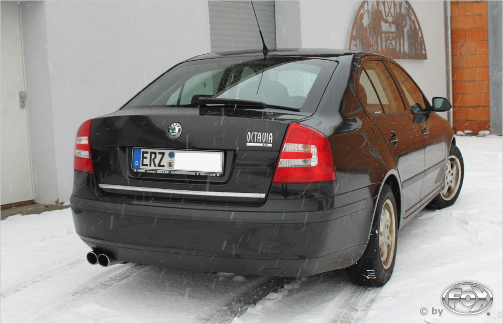 FOX Skoda Octavia Typ 1Z inkl. Facelift Endschalldämpfer einseitig - 2x76 Typ 17