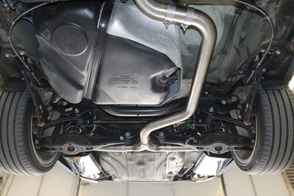 FOX Skoda Octavia 5E RS - TDI Endschalldämpfer rechts/links - Austritt der Endrohre in den originalen Endrohren