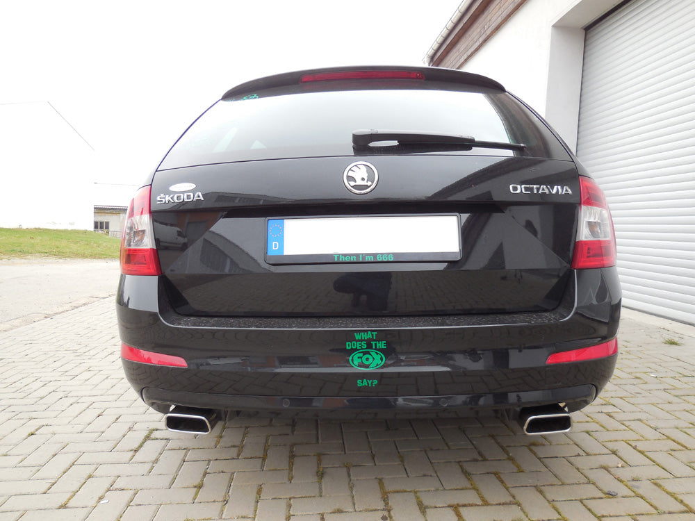 FOX Skoda Octavia 5E Endschalldämpfer rechts/links - 145x65 Typ 59 rechts/links