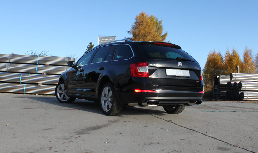 FOX Skoda Octavia 5E 4x4 Endschalldämpfer rechts/links - 220x80 Typ 49 rechts/links