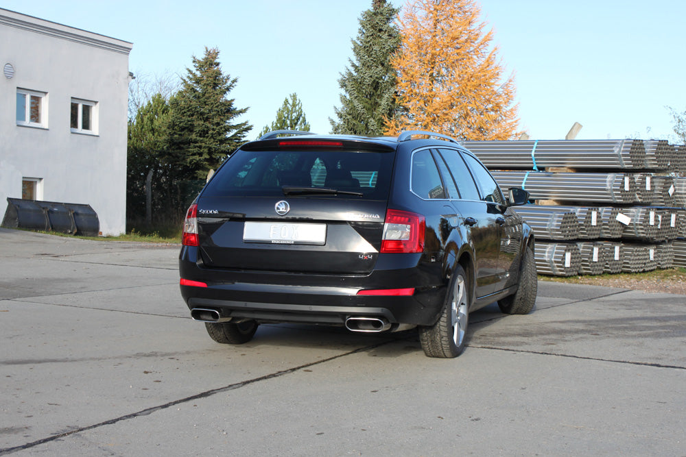 FOX Skoda Octavia 5E 4x4 Endschalldämpfer rechts/links - 220x80 Typ 49 rechts/links