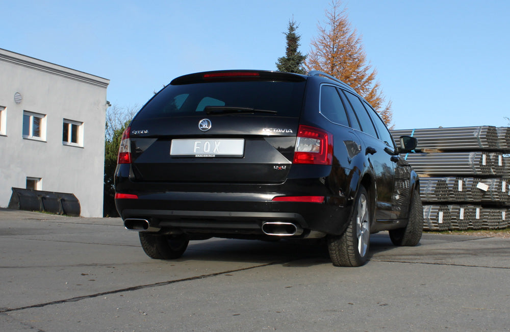 FOX Skoda Octavia 5E 4x4 Endschalldämpfer rechts/links - 220x80 Typ 49 rechts/links
