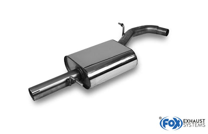 FOX Skoda Superb 3T front silencer