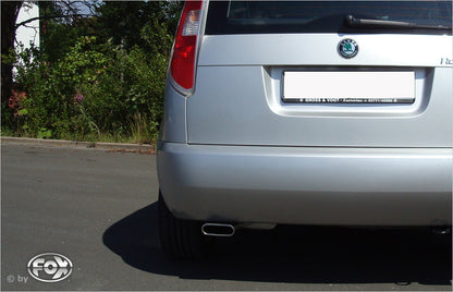 FOX Skoda Roomster 5J Endschalldämpfer - 130x50 Typ 52
