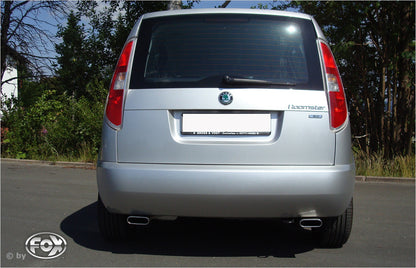 FOX Skoda Roomster 5J Endschalldämpfer rechts/links - 130x50 Typ 52 rechts/links